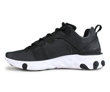 ナイキ NIKE リアクト エレメント 55 スニーカー レディース メンズ WMNS REACT ELEMENT 55 ブラック BQ2728-003 [191]