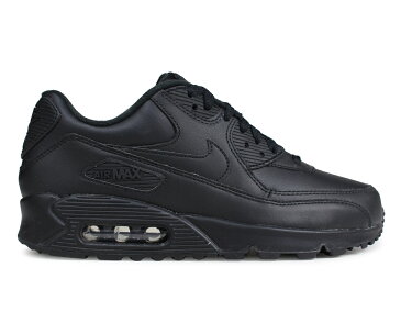 ナイキ NIKE エアマックス90 スニーカー メンズ レディース AIR MAX 90 LEATHER ブラック 黒 302519-001 [198]