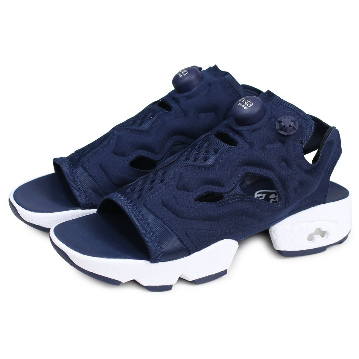 リーボック スポーツサンダル メンズ Reebok INSTAPUMP FURY SANDAL リーボック インスタ ポンプフューリー サンダル スポーツサンダル レディース ネイビー DV9698