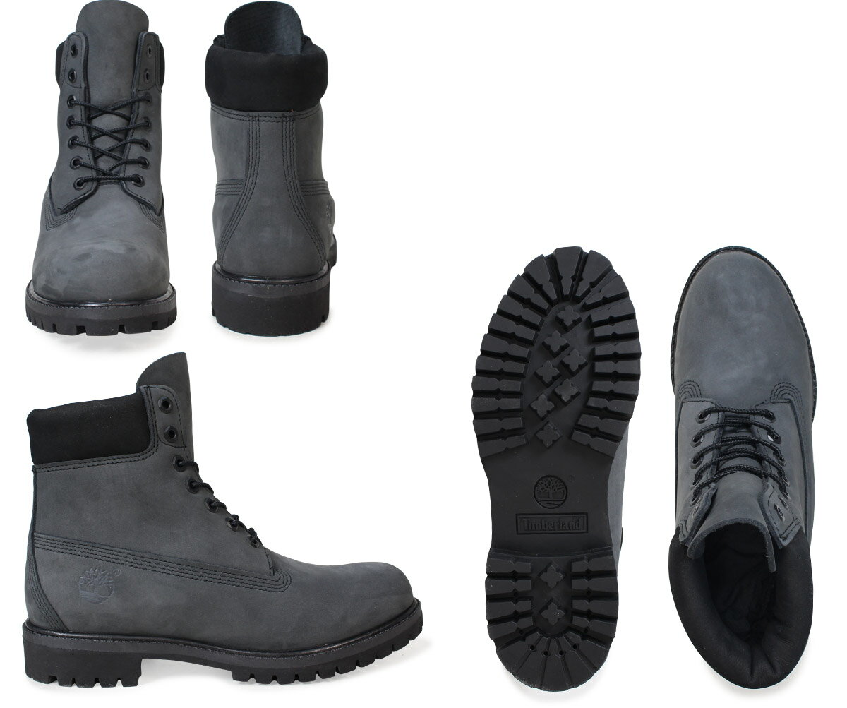 Timberland 6INCHI PREMIUM BOOTS 6インチ メンズ ティンバーランド ブーツ プブーツ プレミアム A1M2M Wワイズ 防水 グレー [179]