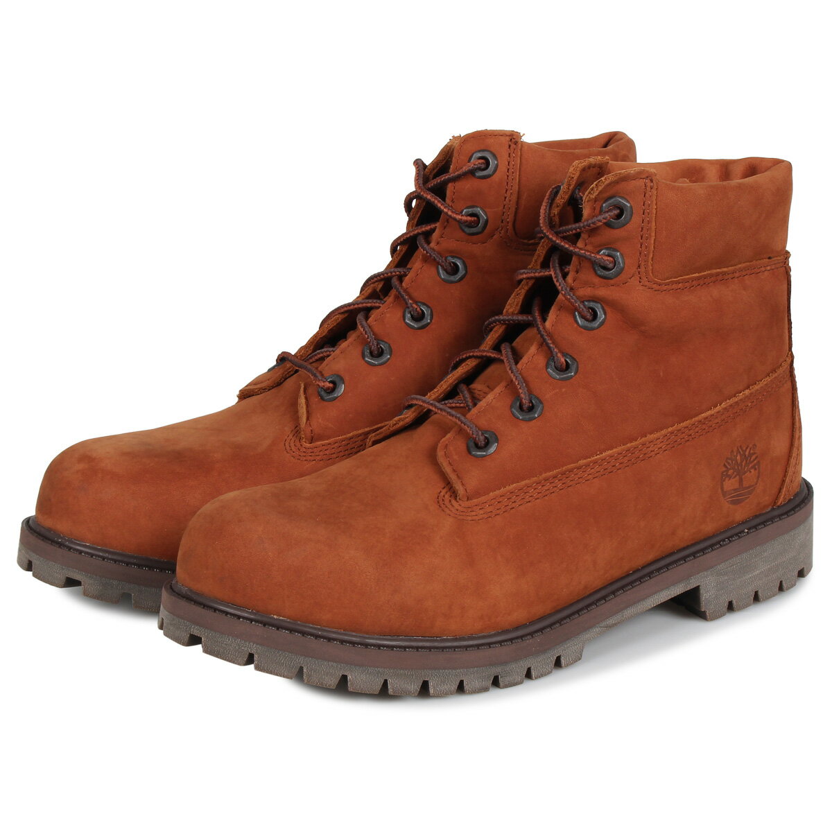 【最大1000円OFFクーポン配布中】 Timberland JUNIOR 6INCH PREMIUM WATERPROOF BOOT ティンバーランド ブーツ レディース 6インチ プレミアム ブラウン A2BKM