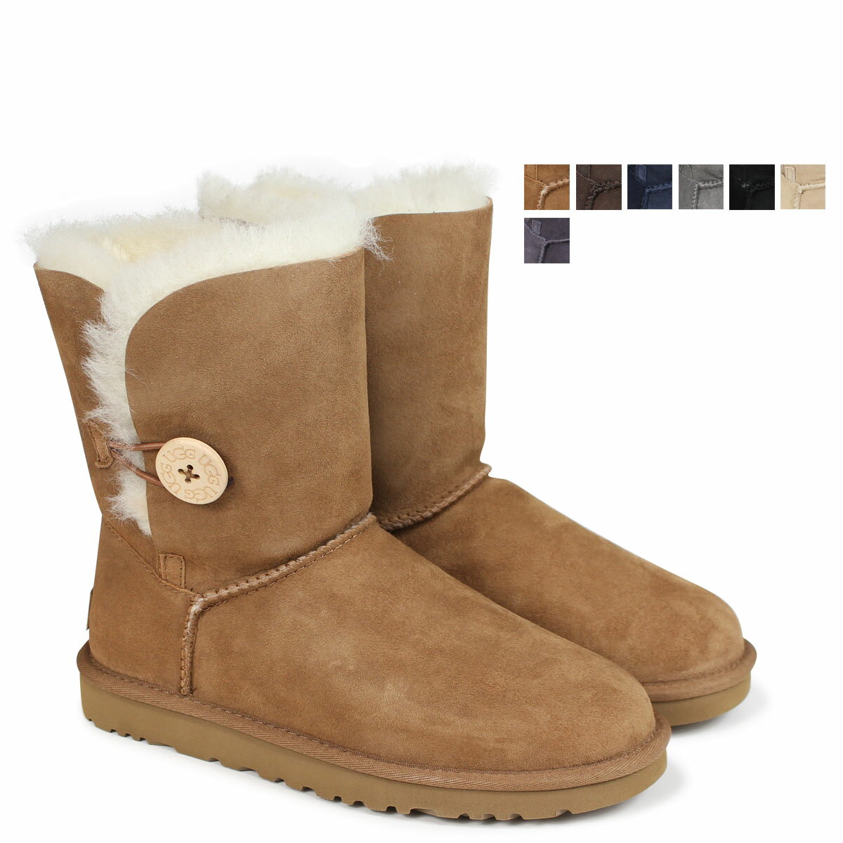 【最大1000円OFFクーポン配布中】 UGG アグ レディース WOMENS BAILEY BUTTON II ムートンブーツ ベイリーボタン 2 5…