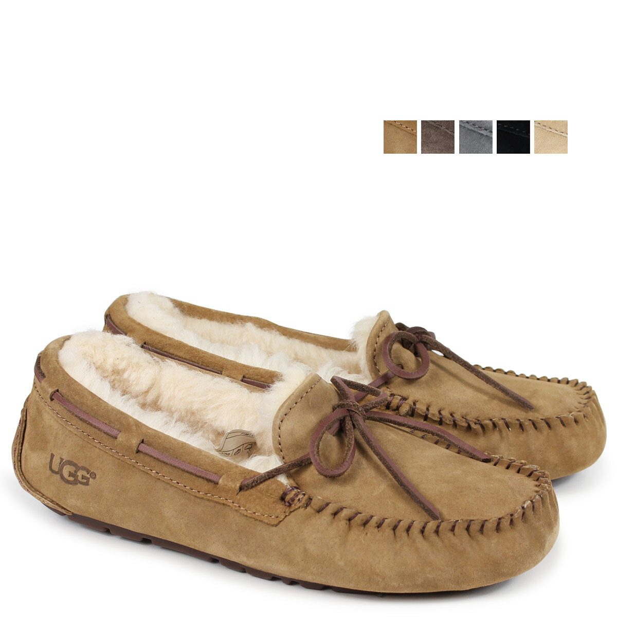 UGG WOMENS DAKOTA アグ モカシン ダコタ レディース ムートン シューズ 5612 シープスキン