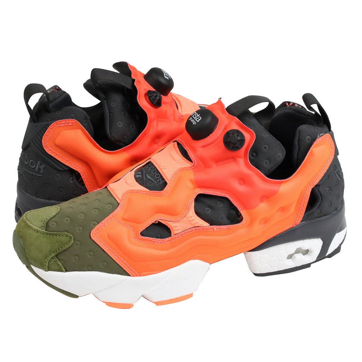 Reebok INSTAPUMP FURY ASYM リーボック インスタ ポンプフューリー スニーカー レディース オレンジ V67791