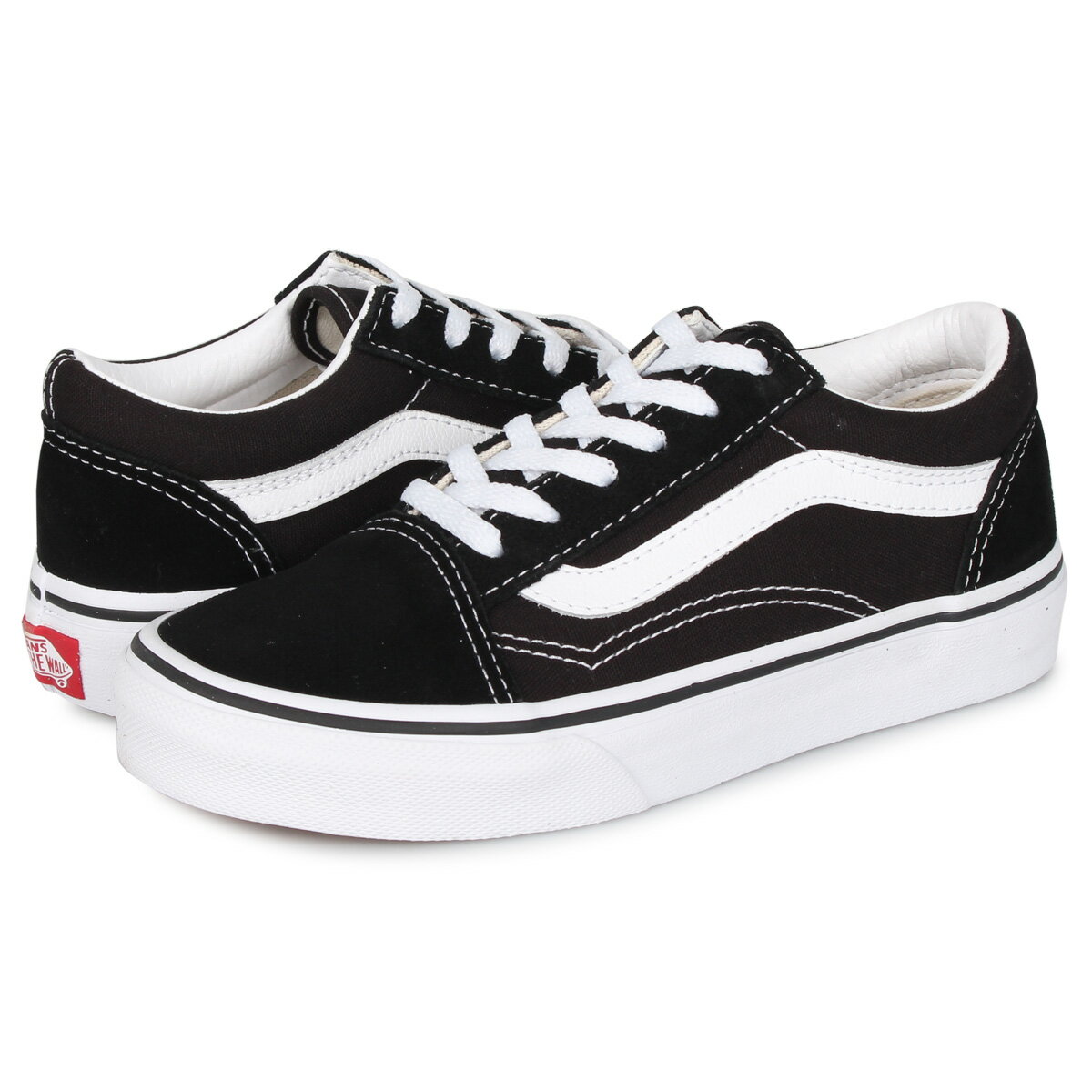 VANS OLD SKOOL ヴァンズ オールドスクール スニーカー キッズ バンズ ブラック 黒 VN000W9T6BT