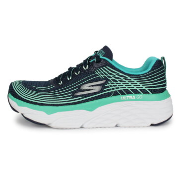 【最大600円OFFクーポン】 SKECHERS MAX CUSHION スケッチャーズ マックス クッション スニーカー レディース ネイビー 17693