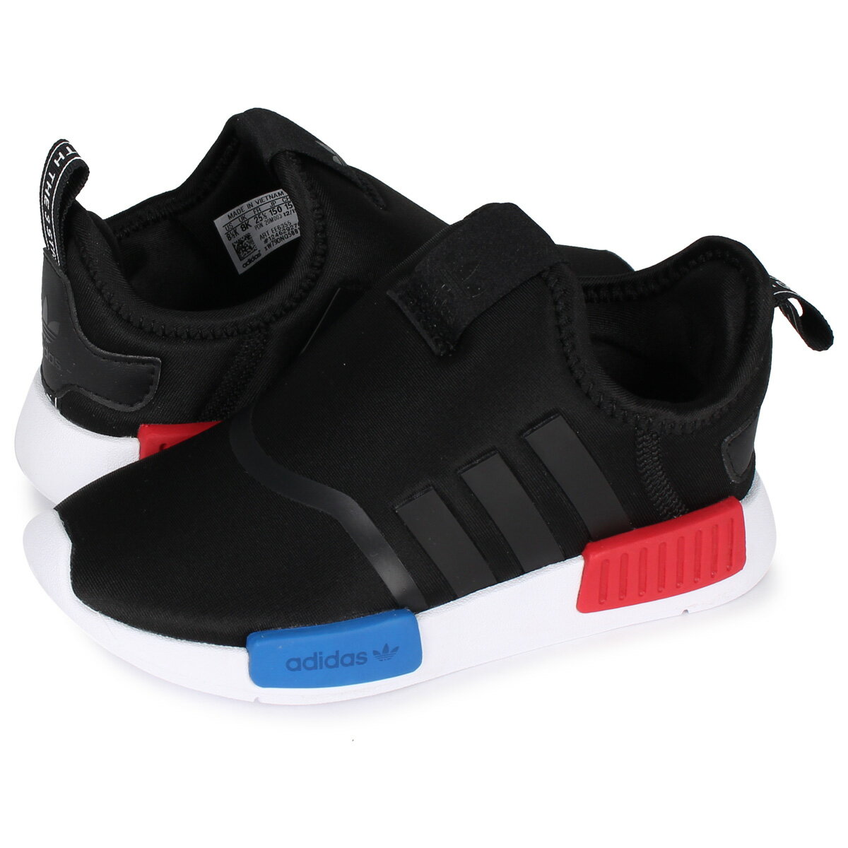 adidas Originals NMD 360 I アディダス オリジナルス ノマド スニーカー スリッポン ベビー キッズ ブラック 黒 EE6355