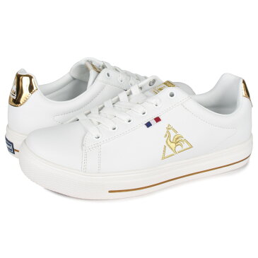 【最大600円OFFクーポン】 le coq sportif TELUNA BOUND COURT ルコック スポルティフ テルナ バウンド コート スニーカー レディース ホワイト 白 QL1PJC21WG