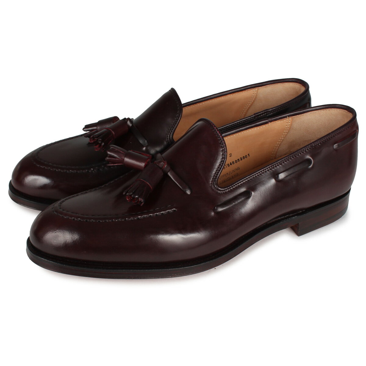 CROCKETT&JONES CAVENDISH 2 クロケット&ジョーンズ キャベンディッシュ タッセルローファー メンズ Eワイズ バーガンディー 29376A-H04L1