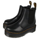 ドクターマーチン サイドゴアブーツ レディース 【最大1000円OFFクーポン配布中】 Dr.Martens QUAD RETRO 2976 CHELSEA BOOT ドクターマーチン サイドゴア クアッド レトロ チェルシー ブーツ メンズ レディース 厚底 ブラック 黒 24687001