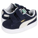 楽天ALLSPORTS【最大1000円OFFクーポン配布中】 PUMA SUEDE CLASSIC 21 V INF プーマ スウェード クラシック スニーカー ベビー キッズ スエード ベルクロ ネイビー 380564-03