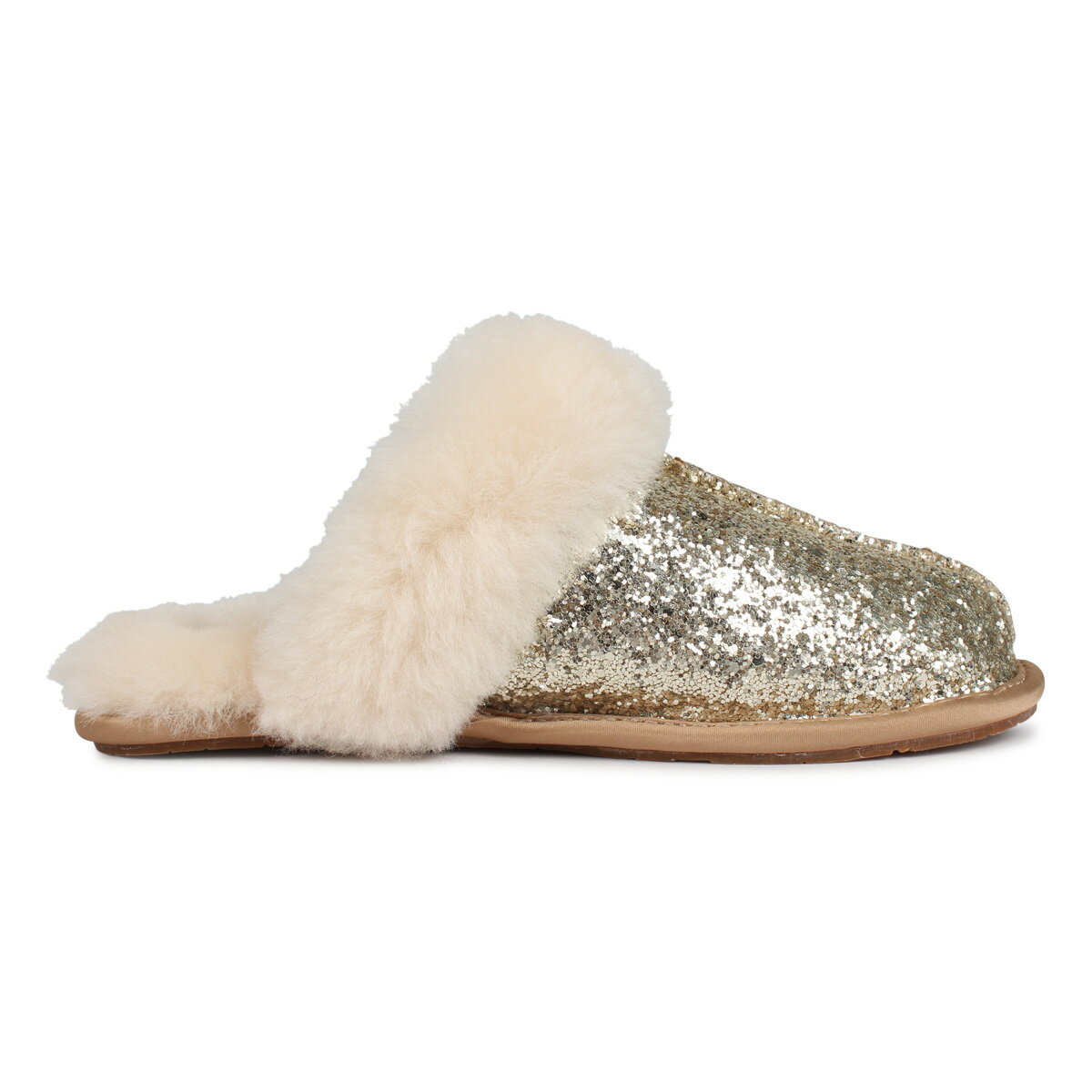 UGG SCUFFETTE II COSMOS アグ スリッポン スリッパ ルームシューズ スカフェット 2 コスモス レディース シープスキン ゴールド 1115912