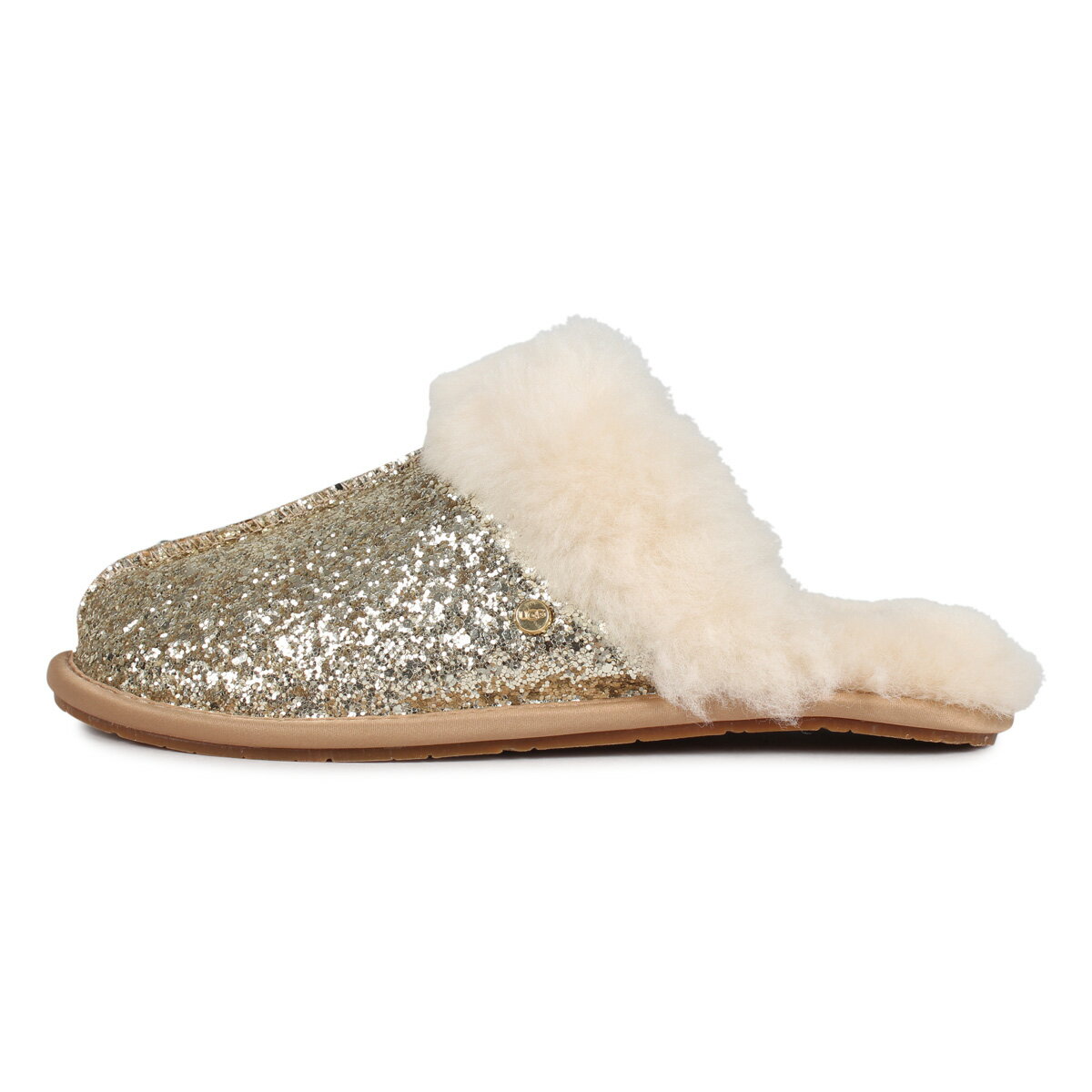 UGG SCUFFETTE II COSMOS アグ スリッポン スリッパ ルームシューズ スカフェット 2 コスモス レディース シープスキン ゴールド 1115912