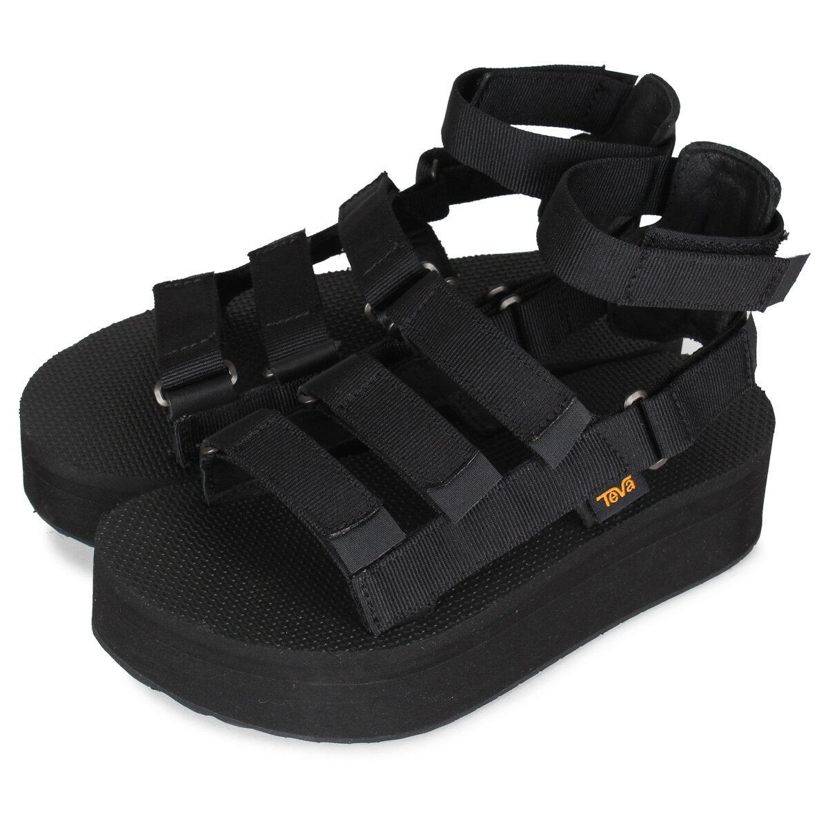 【最大1000円OFFクーポン】 Teva FLATFORM MEVIA テバ スポーツサンダル ストラップサンダル フラットフォーム メヴィア メンズ レディース 厚底 ブラック ホワイト ベージュ 黒 白 1116810