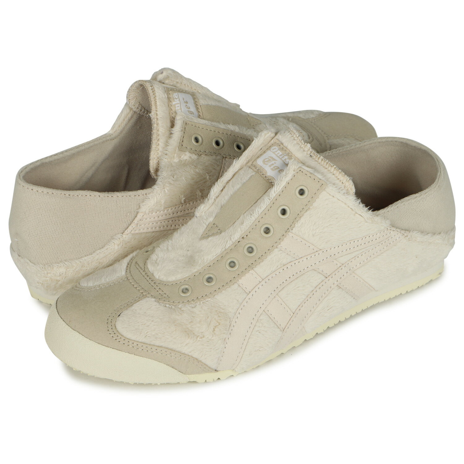 【最大1000円OFFクーポン配布中】 Onitsuka Tiger MEXICO 66 PARATY オニツカタイガー メキシコ66 パラティ スニーカー スリッポン メンズ レディース ベージュ 1183B601-200