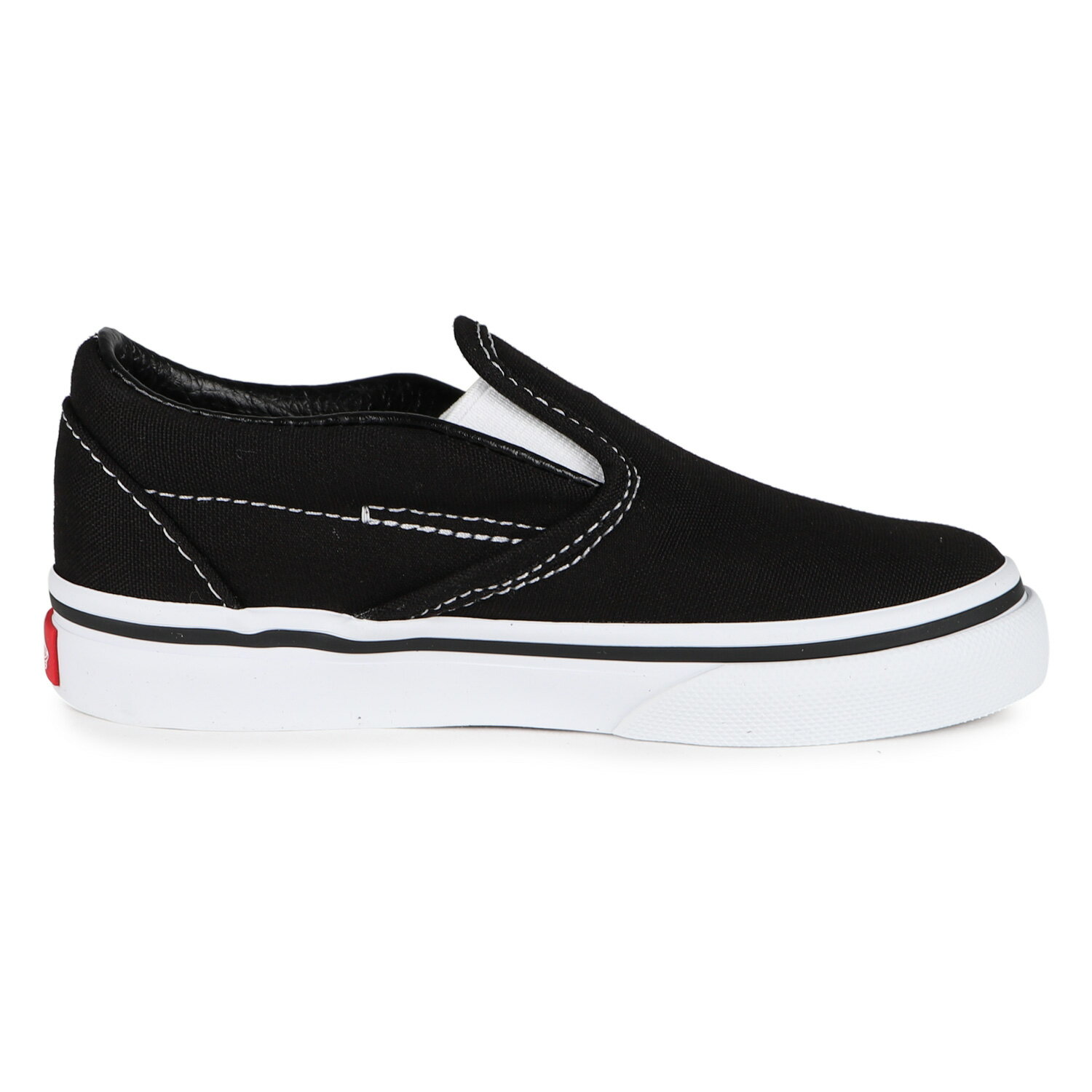 【最大1000円OFFクーポン配布中】 VANS CLASSIC SLIP-ON ヴァンズ スリッポン スニーカー クラシック ベビー キッズ ブラック 黒 VN000EX8BLK