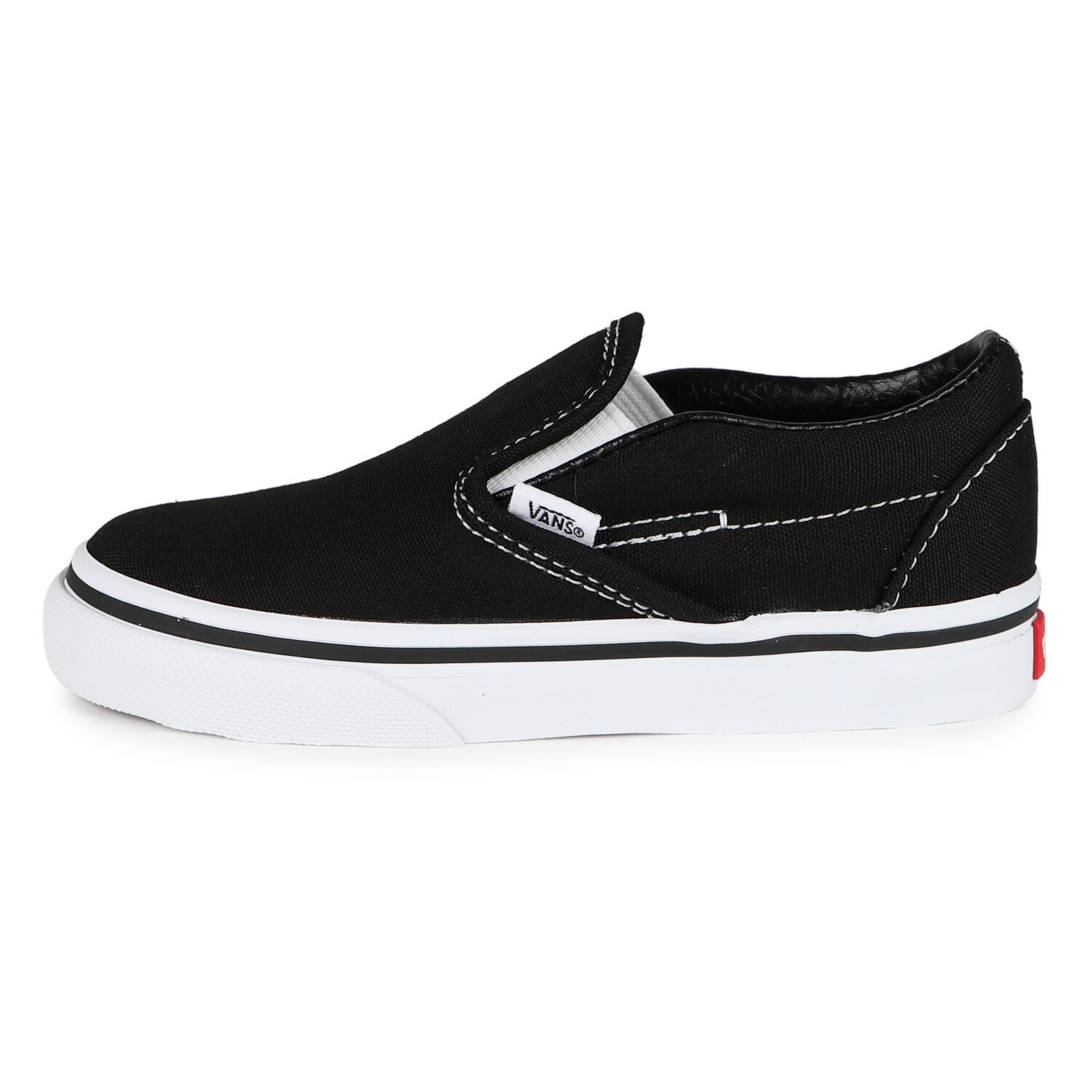 【最大1000円OFFクーポン配布中】 VANS CLASSIC SLIP-ON ヴァンズ スリッポン スニーカー クラシック ベビー キッズ ブラック 黒 VN000EX8BLK