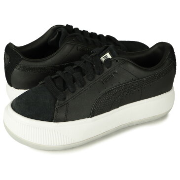 PUMA SUEDE MAYU PRM WOMENS プーマ スウェード マユ ウィメンズ スニーカー レディース 厚底 スエード ブラック 黒 383269