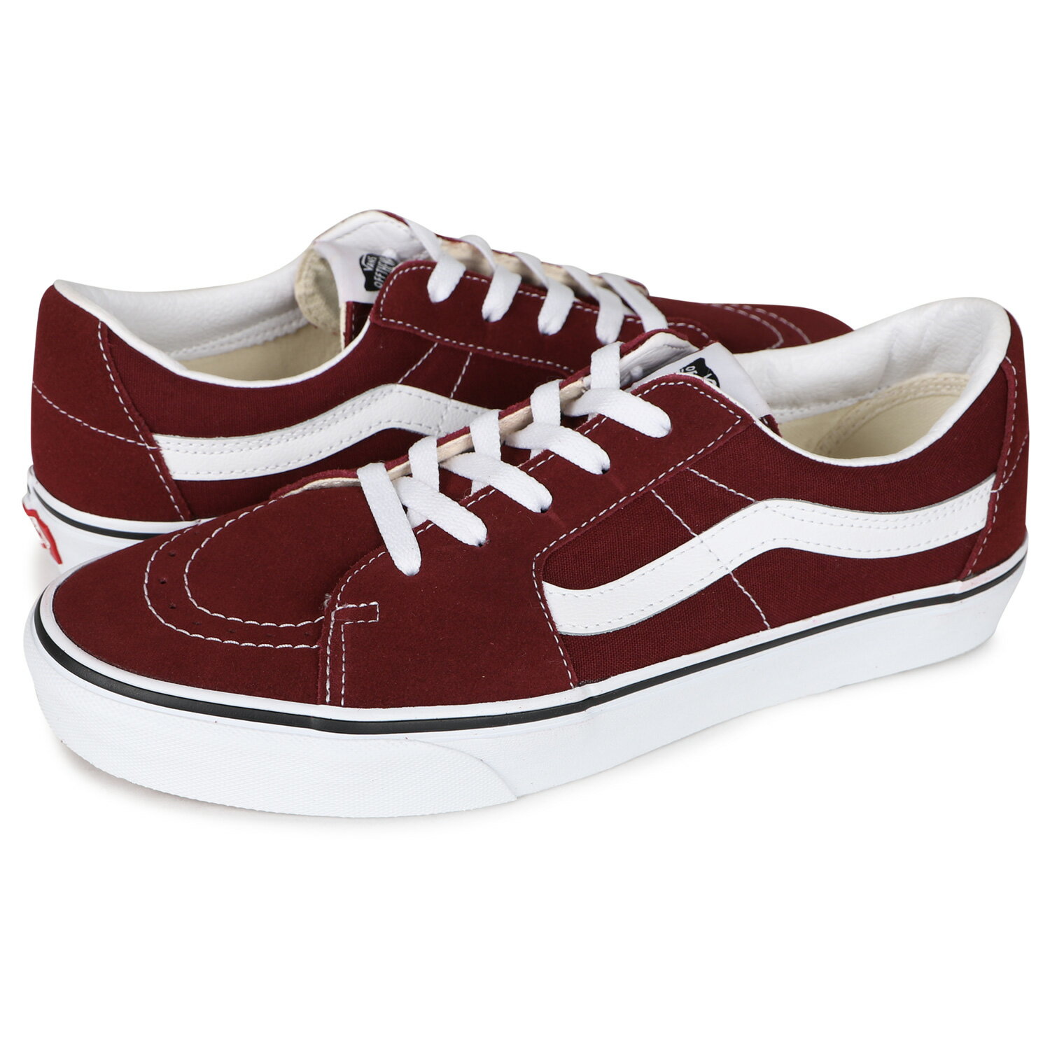 VANS SK8-LOW ヴァンズ スケートロウ スニーカー メンズ レディース バンズ ワイン レッド VN0A4UUK5U7