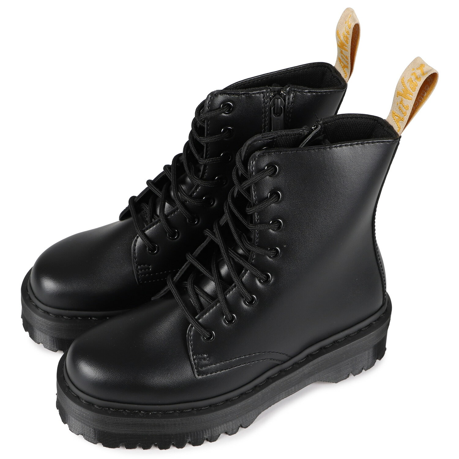 Dr.Martens V JADON 2 MONO 8 EYE VEGAN ドクターマーチン 8ホール ブーツ 厚底 メンズ レディース ブラック 25310001