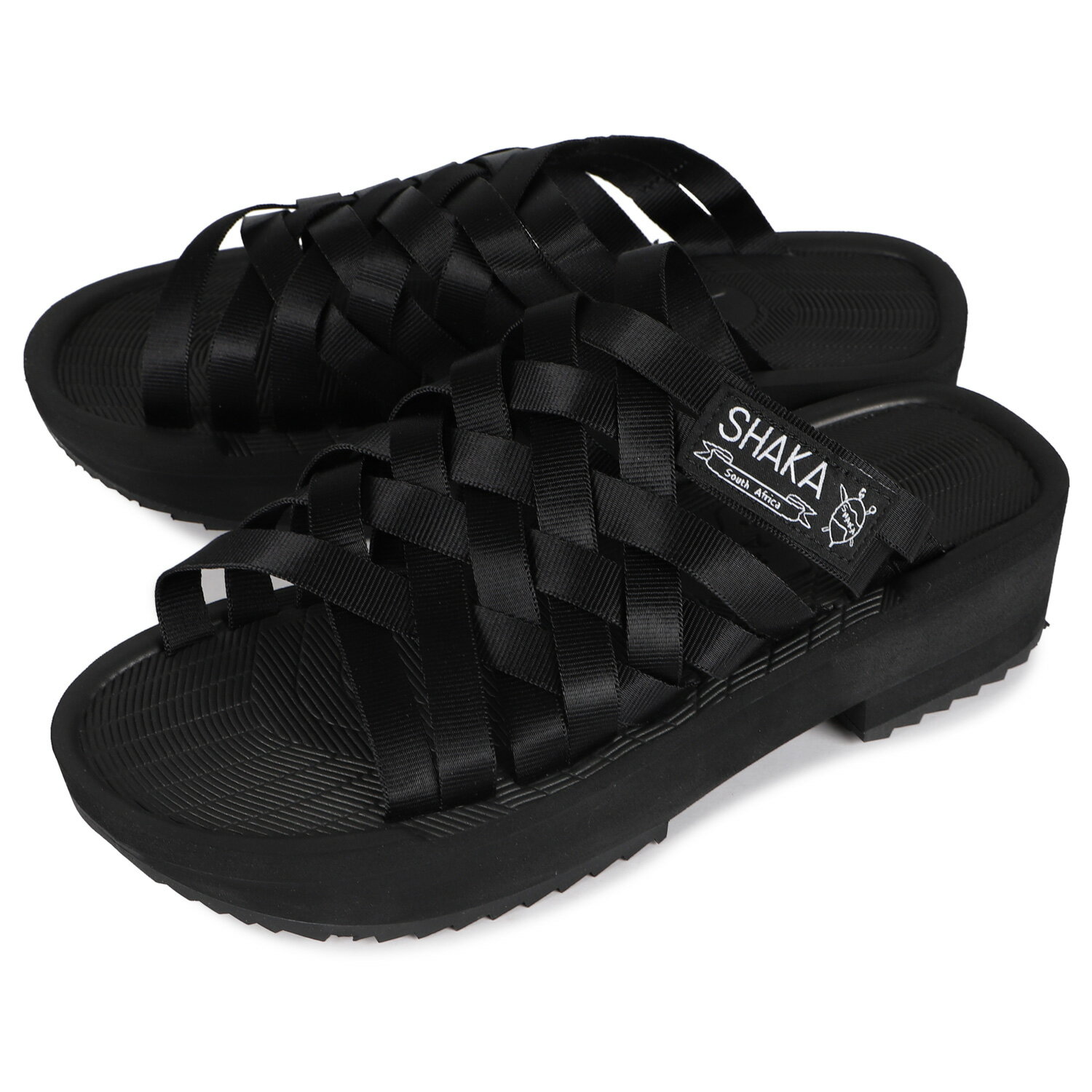  SHAKA TROPIC HIKE PLATFORM シャカ トロピック ハイク プラットフォーム サンダル スライドサンダル レディース 厚底 ブラック 黒 433212