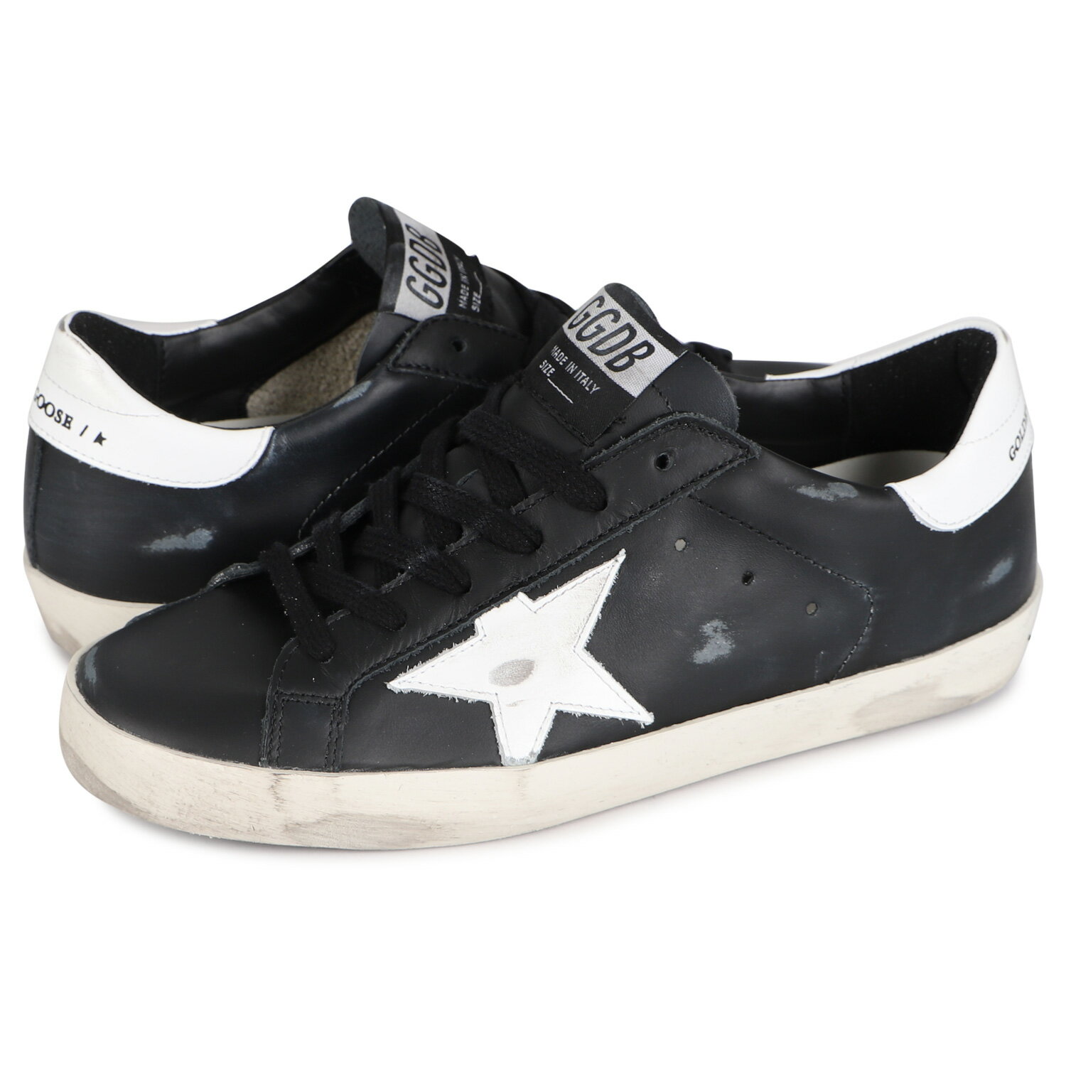 Golden Goose SUPER STAR ゴールデングース スニーカー スーパースター レディース ブラック 黒 GWF001..