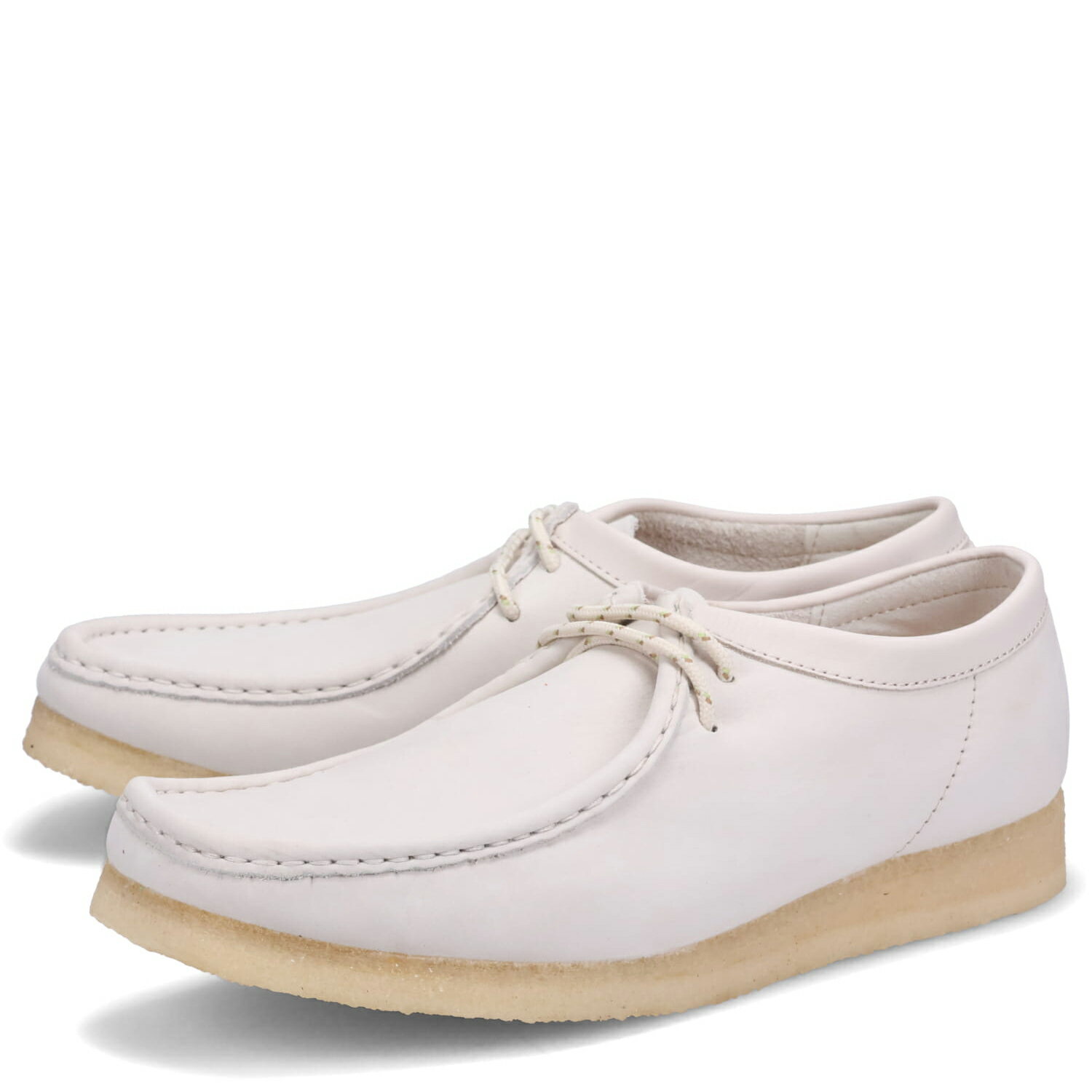 【最大1000円OFFクーポン配布中】 Clarks Originals WALLABEE クラークス オリジナルズ ブーツ ワラビー レディース ホワイト 白 26166299