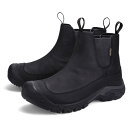 【最大1000円OFFクーポン配布中】 KEEN ANCHORAGE BOOTS III WP キーン ブーツ サイドゴア ウィンターブーツ アンカレッジ 3 メンズ 防水 ブラック 黒 1017789