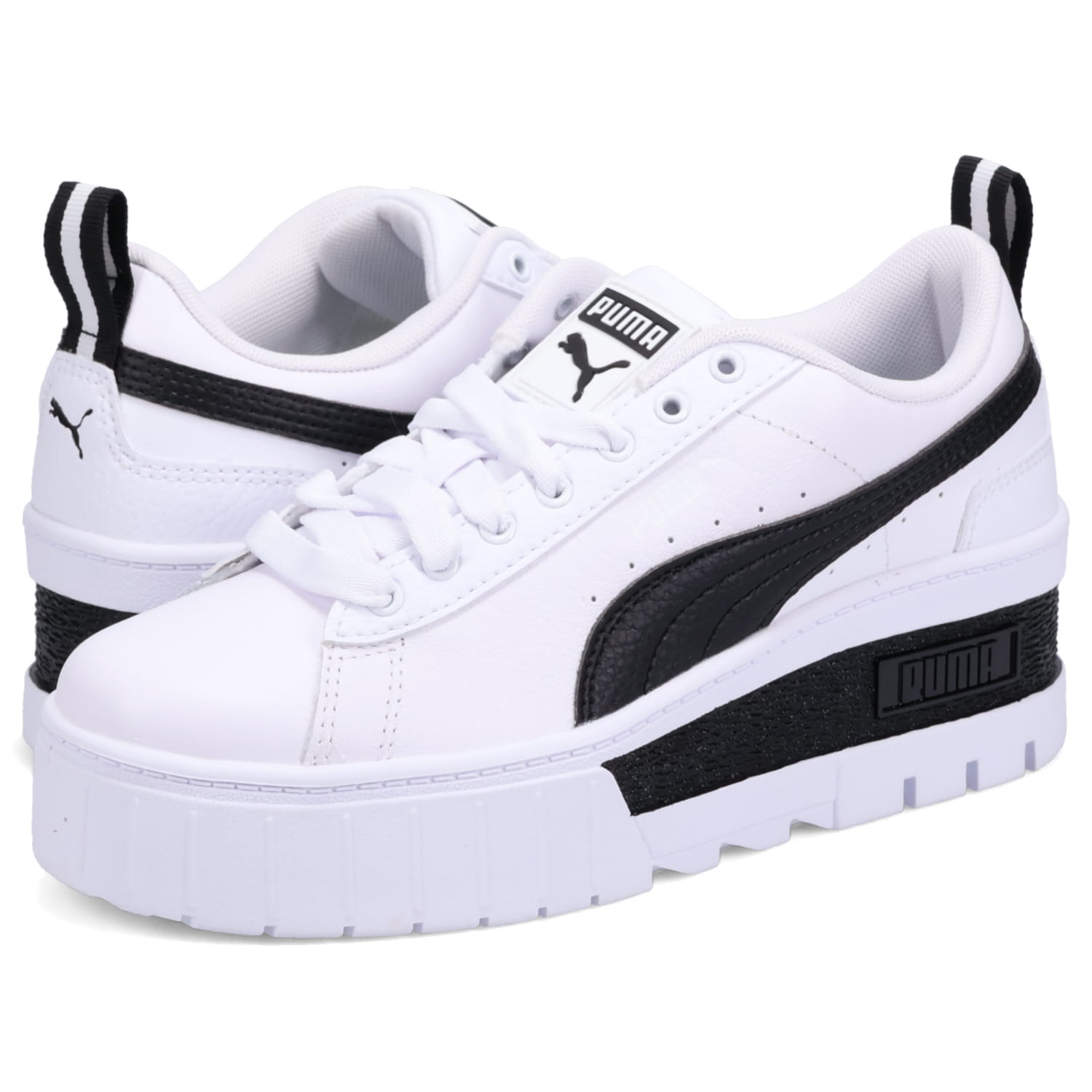 PUMA MAYZE WEDGE WMNS プーマ スニーカー メイズ ウェッジ ウィメンズ レディース 厚底 ホワイト 白 386273-01