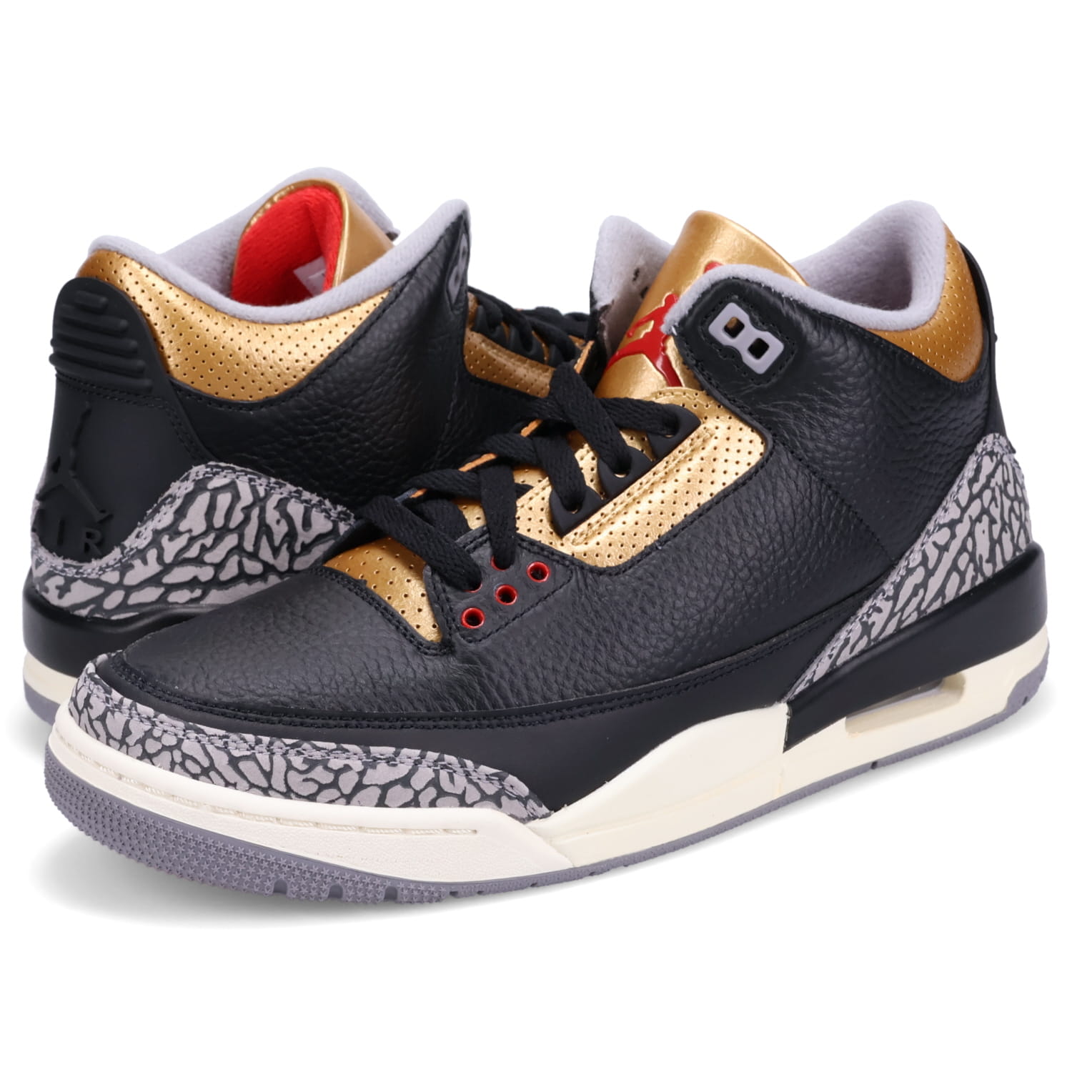 ナイキ NIKE エア ジョーダン3 レトロ スニーカー メンズ レディース WMNS AIR JORDAN 3 RETRO ブラック 黒 CK9246-067