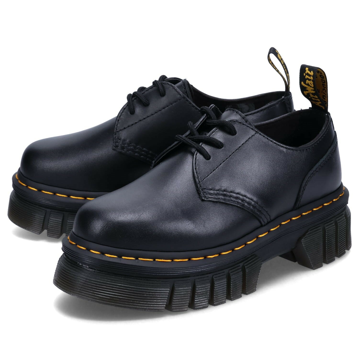 Dr.Martens AUDRICK 3 EYE SHOES ドクターマーチン 3ホール シューズ オードリック レディース 厚底 ブラック 黒 27147001