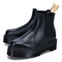 Dr.Martens 2976 QUAD PLATFORM CHELSEA ドクターマーチン チェルシーブーツ サイドゴア メンズ レディース 厚底 ブラック ...