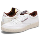 yő1000~OFFN[|zzz Reebok CLUB C 85 VINTAGE [{bN NuV[ 85 Be[W Xj[J[ Y zCg  GZ5156