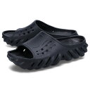 crocs ECHO SLIDE NbNX T_ GR[ XCh Y fB[X ubN  208170-001