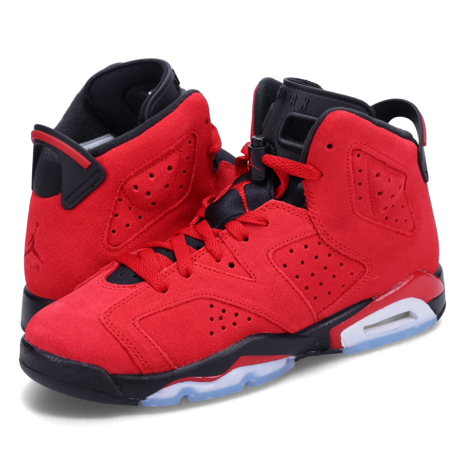 ナイキ NIKE エアジョーダン6 レトロ スニーカー レディース AIR JORDAN 6 RETRO GS レッド 384665-600