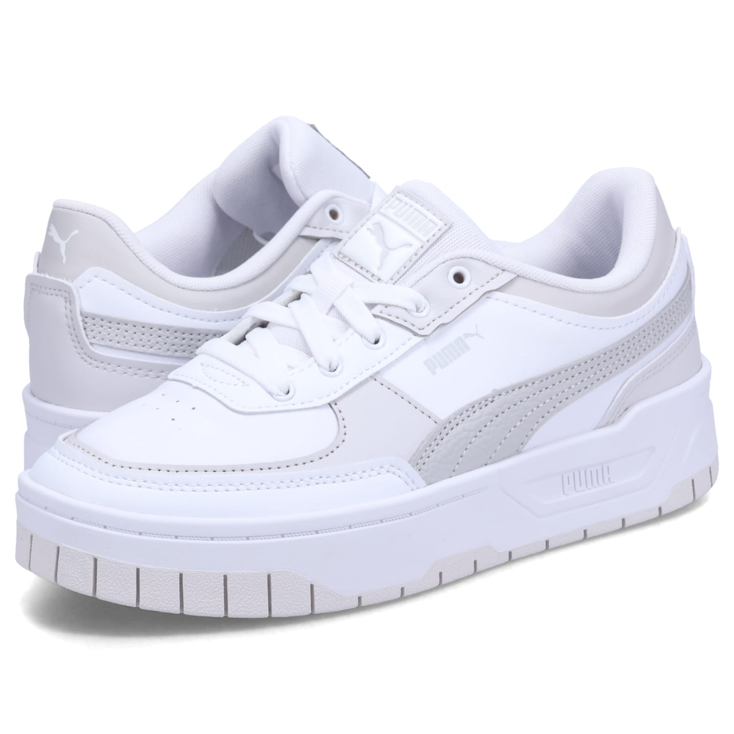 楽天ALLSPORTS【最大1000円OFFクーポン配布中】 PUMA CALI DREAM LTH プーマ カリ ドリーム レザー スニーカー レディース 厚底 ホワイト 白 392730-17