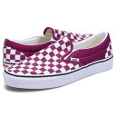 【最大1000円OFFクーポン配布中】 VANS CLASSIC SLIP-ON ヴァンズ スニーカー スリッポン クラシック メンズ レディース バンズ パープル VN000BVZDRV