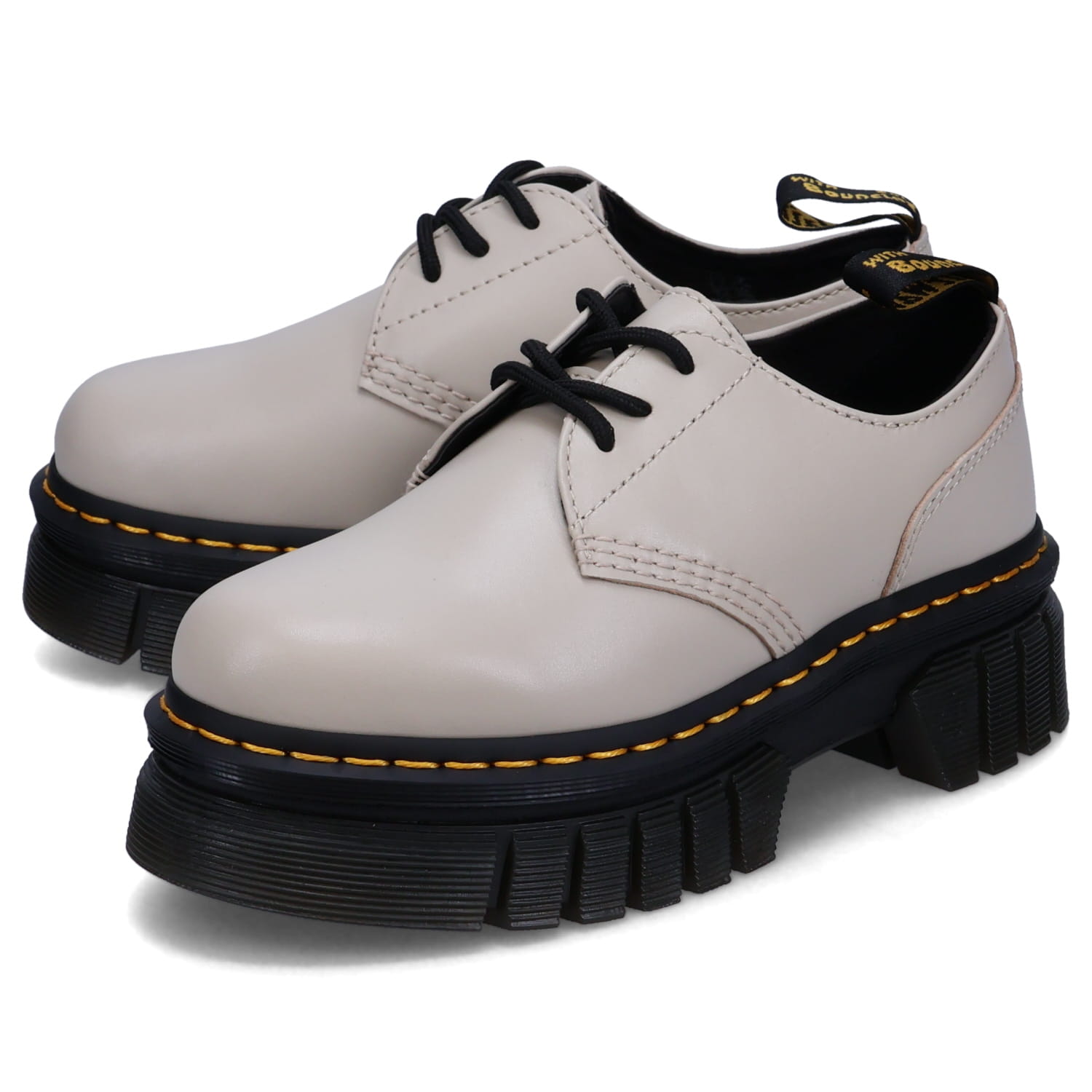 Dr.Martens AUDRICK ドクターマーチン 3ホール シューズ メンズ レディース 厚底 グレー 27147055