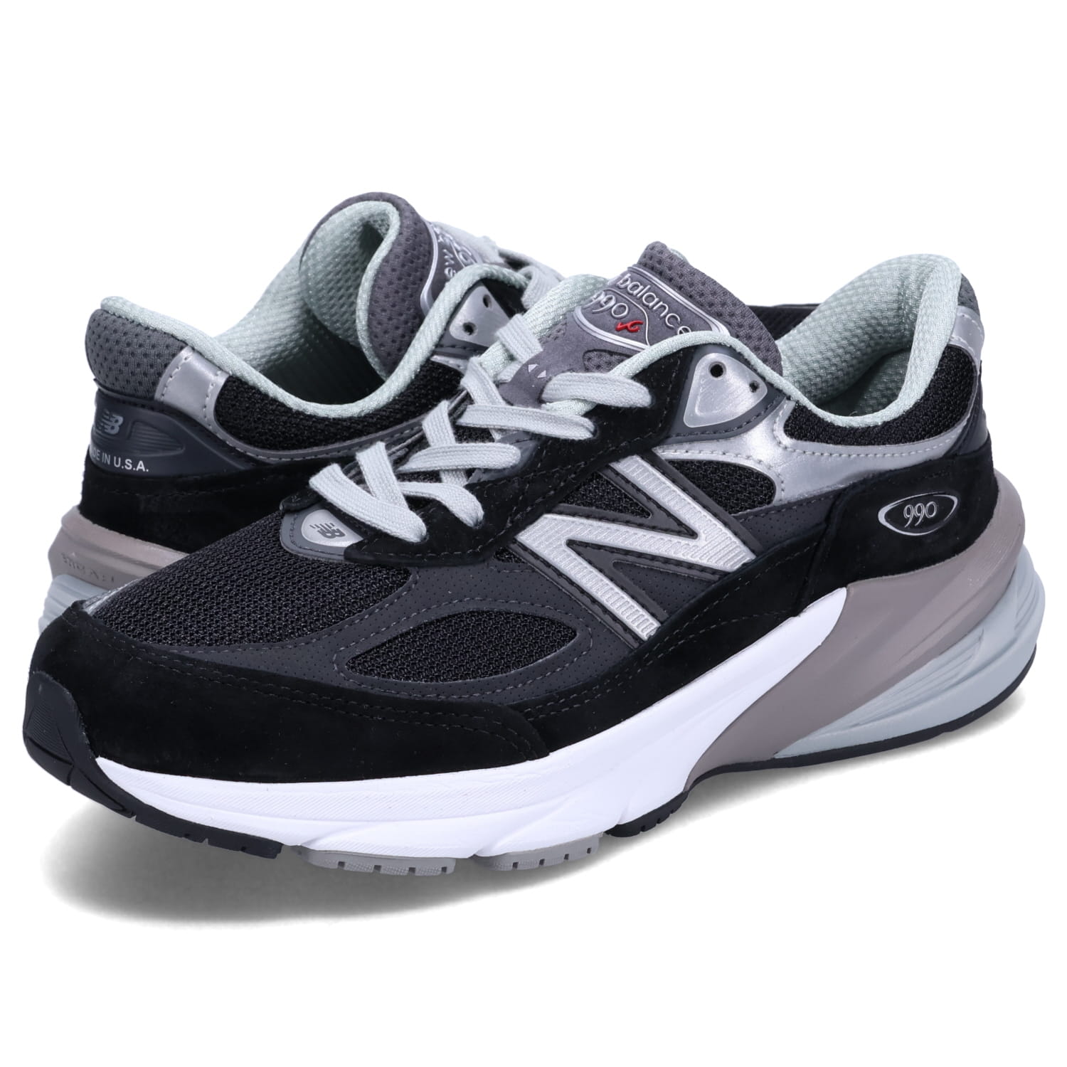 new balance ニューバランス 990 スニーカー レディース MADE IN USA Dワイズ ブラック 黒 W990BK6