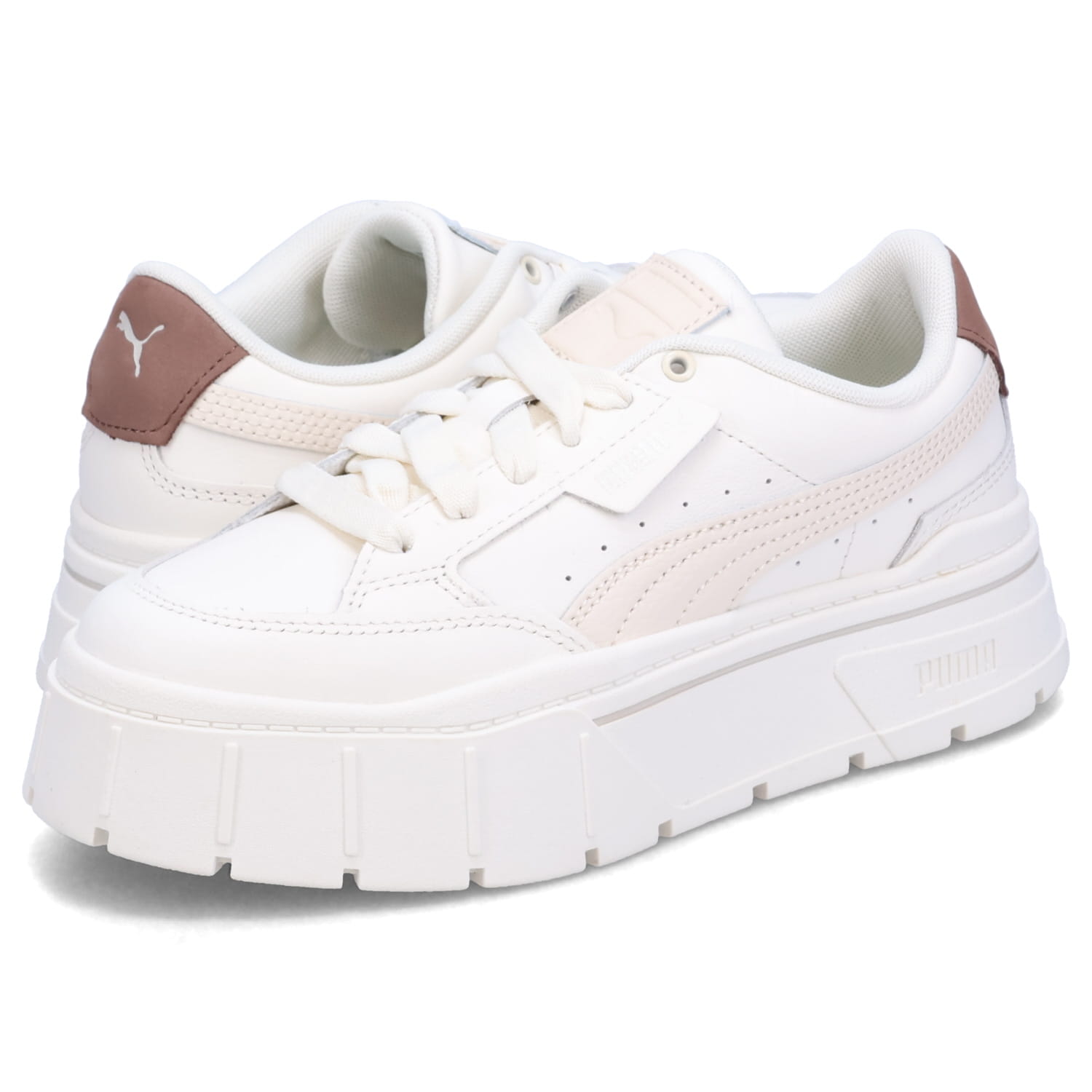 PUMA MAYZE STACK SOFT WMNS プーマ スニーカー メイズ スタック ソフト ウィメンズ レディース 厚底 ホワイト 白 391083-05