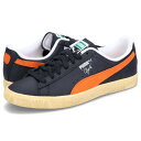 yő1000~OFFN[|zzz PUMA CLYDE VINTAGE v[} Xj[J[ NCh Be[W Y ubN  394687-02