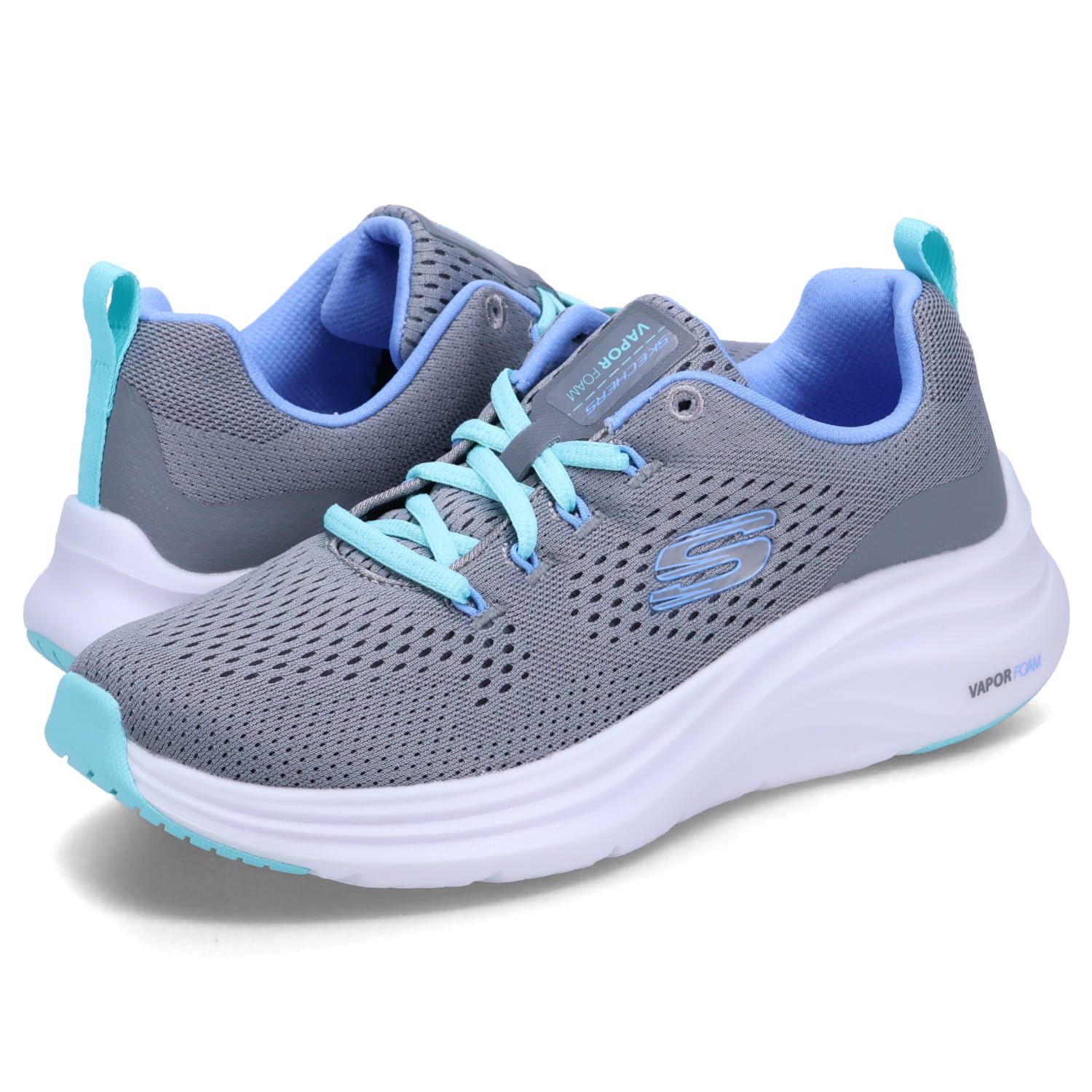 【最大1000円OFFクーポン配布中】 SKECHERS VAPOR FOAM FRESH TREND スケッチャーズ スニーカー ベーパー フォーム レディース グレー 150024