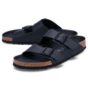 BIRKENSTOCK ビルケンシュトック ARIZONA アリゾナ サンダル メンズ ビルコフロー 普通幅 ブラック 黒