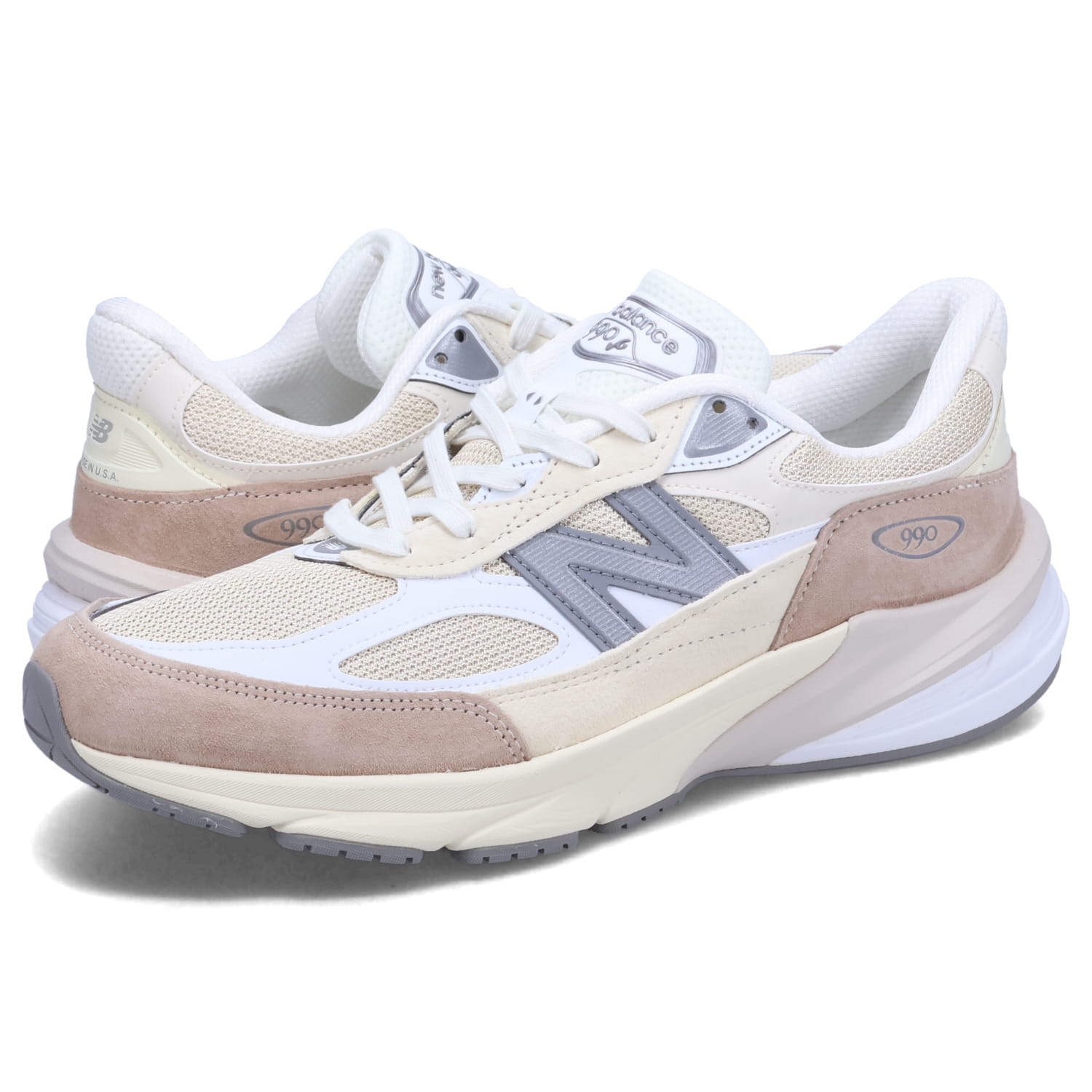 new balance ニューバランス 990 スニーカー メンズ レディース Dワイズ MADE IN USA ベージュ M990SS6