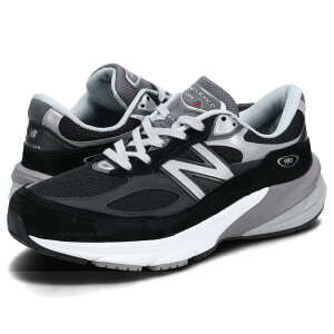 【最大1000円OFFクーポン配布中】 new balance ニューバランス 990 スニーカー レディース Bワイズ MADE IN USA ブラック 黒 W990BK6