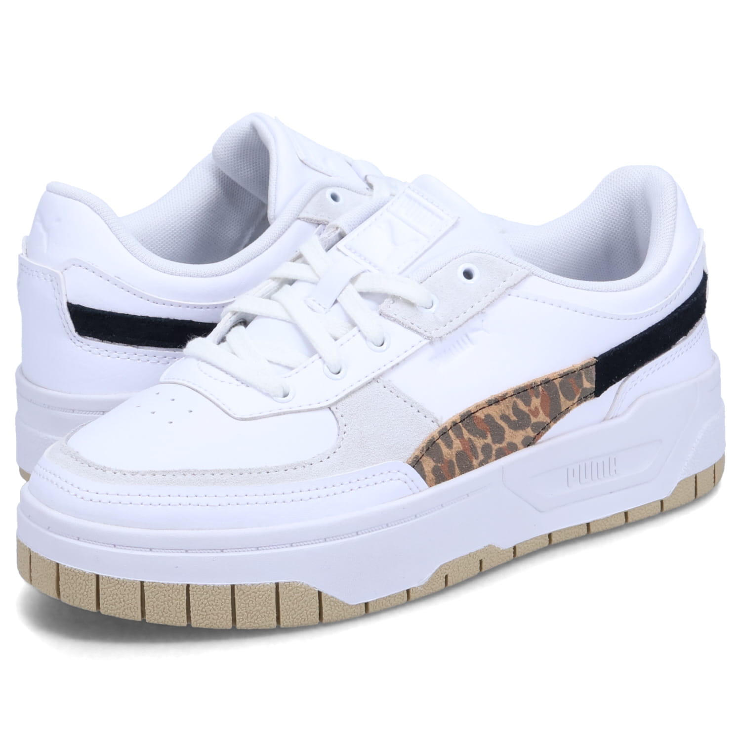 PUMA CALI DREAM ANIMAL プーマ スニーカー カリ ドリーム アニマル レディース 厚底 ホワイト 白 393098-01