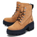 Timberland EVERLEIGH 6 INCH LACE UP BOOT ティンバーランド ブーツ エヴァーリー シックス インチ レースアップ レディース 厚底 ベージュ A41QK