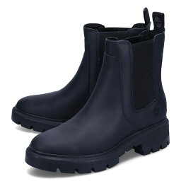 Timberland CORTINA VALLEY CHELSEA ティンバーランド ブーツ サイドゴア チェルシー レディース 厚底 ブラック 黒 A5ND7