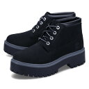 【最大1000円OFFクーポン配布中】 Timberland PREMIUM WP PLATFORM CHUKKA ティンバーランド ブーツ チャッカブーツ プレミアム ウォータープルーフ プラットフォーム レディース 厚底 防水 ブラック 黒 A5REN