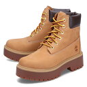 【最大1000円OFFクーポン配布中】 Timberland PREMIUM WP PLATFORM BOOT ティンバーランド ブーツ 6インチ プレミアム ウォータープルーフ プラットフォーム レディース 厚底 防水 ウィート A5RJD